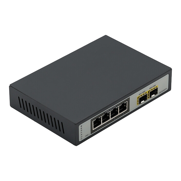 Review TEXTORM Switch 4 ports 2.5 GbE + 2 ports SFP+ 10G