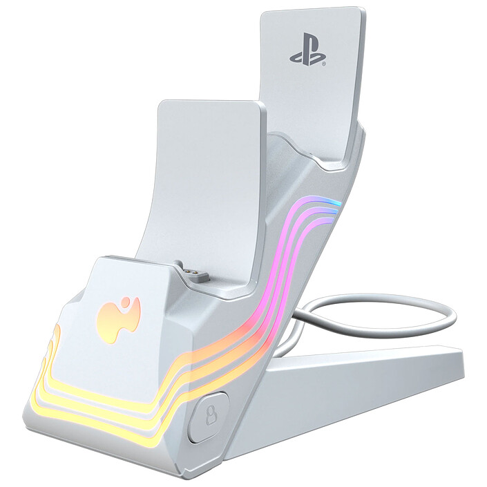 Nota PDP Afterglow Wave Dual Charger per PlayStation (Bianco)