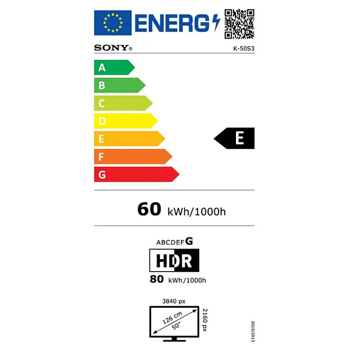Sony 50 Bravia 3 (K-50S35) pas cher