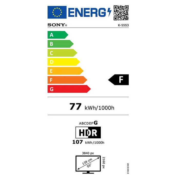 Sony 55 Bravia 3 (K-55S35) pas cher