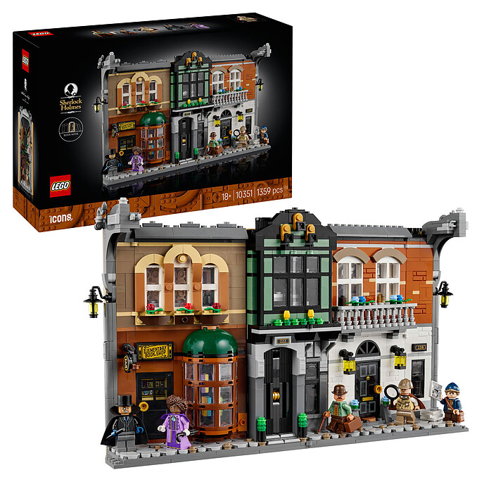 Avis LEGO Icons 10351 Book nook : Sherlock Holmes