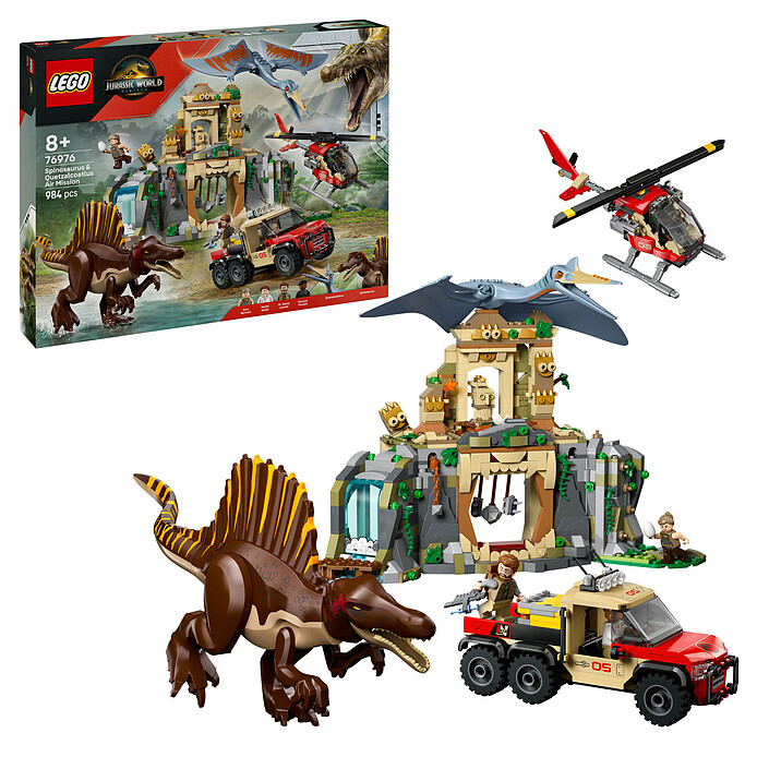 Opiniones sobre LEGO Jurassic World 76976 Misión aérea con Spinosaurus y Quetzalcoatlus