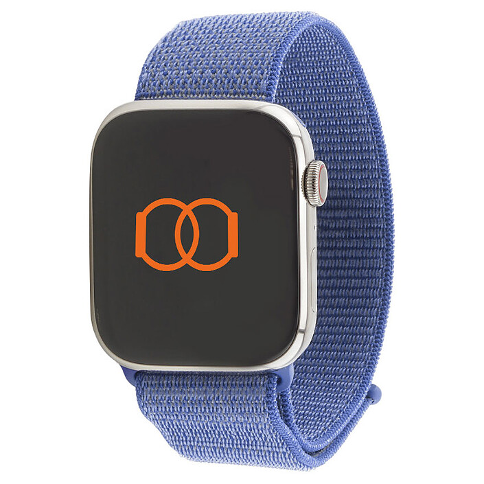 Band Band Boucle Sport Nylon Tissé Pervenche 42 mm