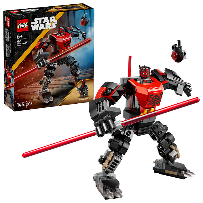 Nota LEGO Star Wars 75411 Il Robot Darth Maul