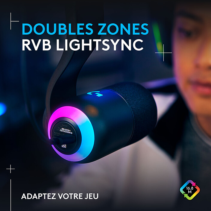 Avis Logitech G Yeti GX (Noir)