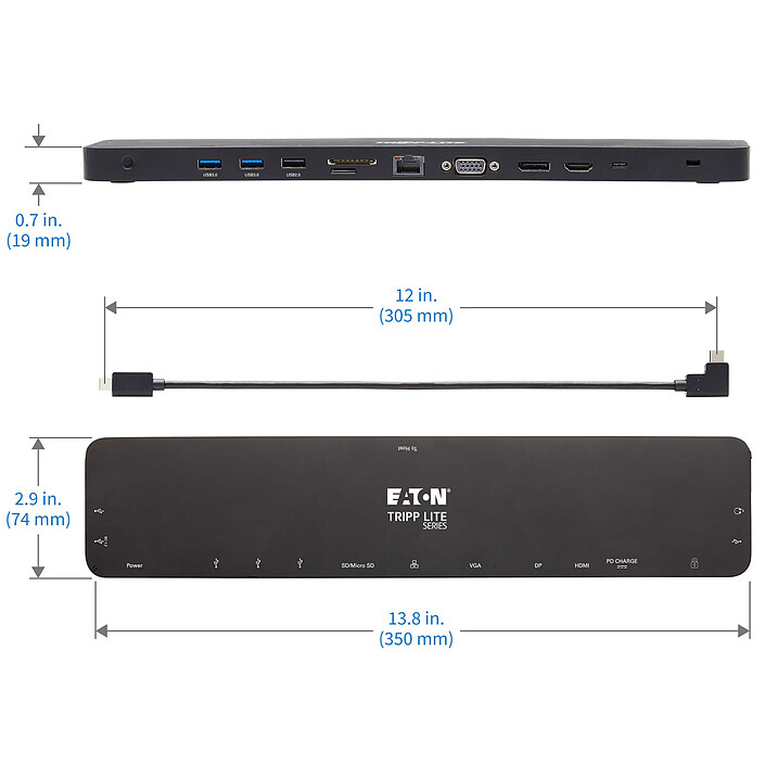 Opiniones sobre Eaton Tripp Lite Estaci&oacute;n de acoplamiento U442-DOCK7D-B