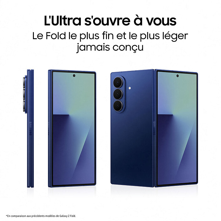 Avis Samsung Galaxy Z Fold 7 Bleu Nuit (12 Go / 512 Go)