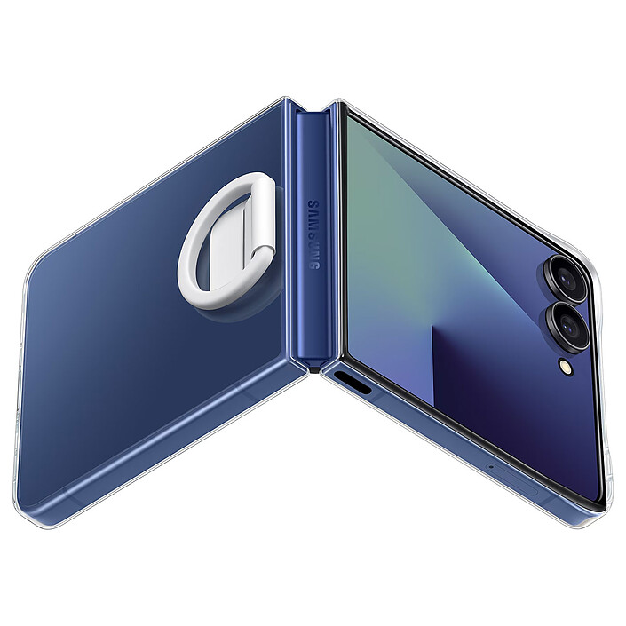 Nota Samsung Galaxy Z Flip 7 Custodia ad anello trasparente