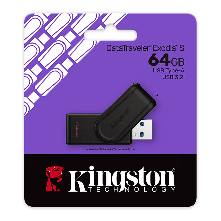 Avis Kingston DataTraveler Exodia S 64 Go