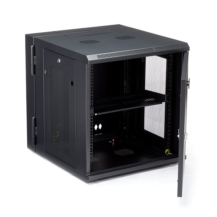 Nota StarTech.com Armadio per server 12U a 4 montanti (RK1224WALHM)