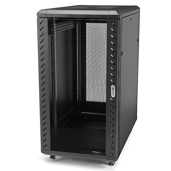 StarTech.com 25U 4-Post Server Cabinet (RK2536BKF)