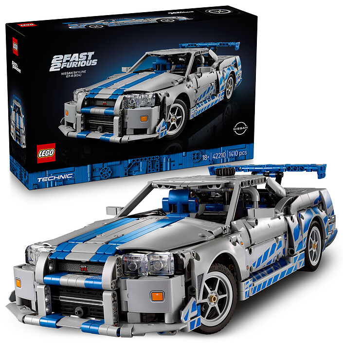 Avis LEGO Technic 42210 Voiture Nissan Skyline GT-R (R34) 2 Fast 2 Furious