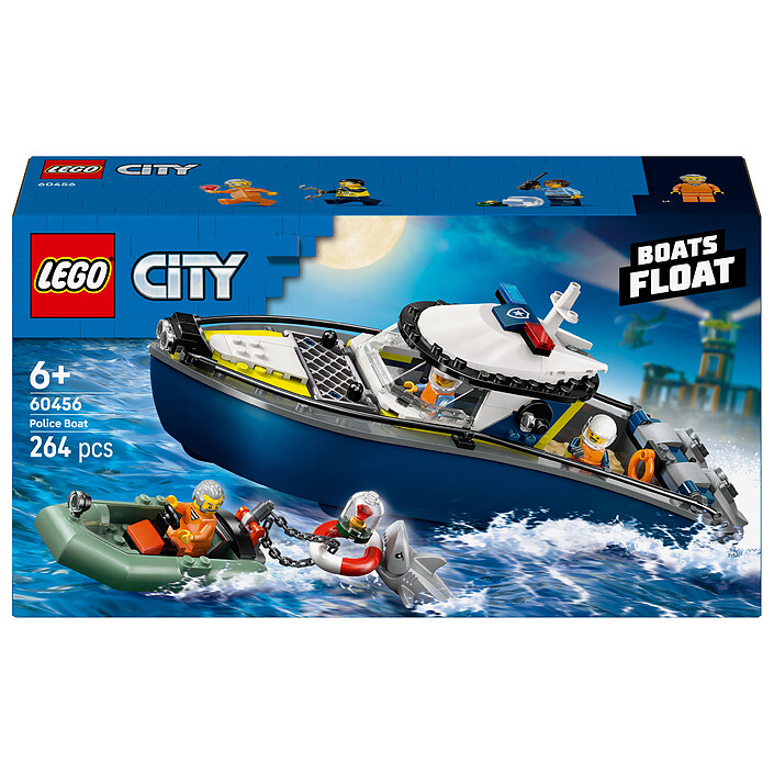 LEGO City 60456 Inseguimento della barca della polizia