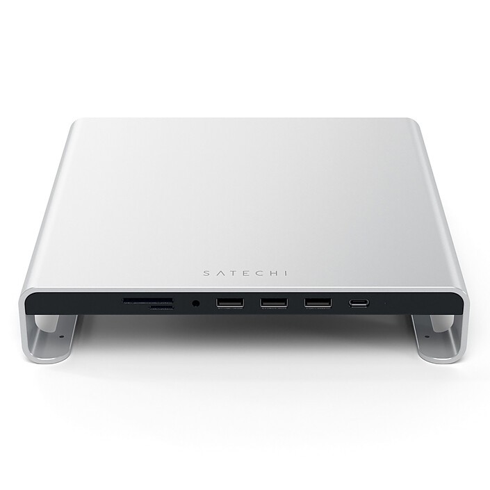 Satechi iMac stand with USB-C hub Silver