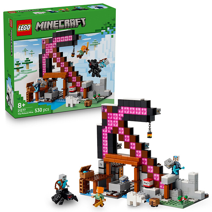 Nota LEGO Minecraft 21277 La miniera di picconi