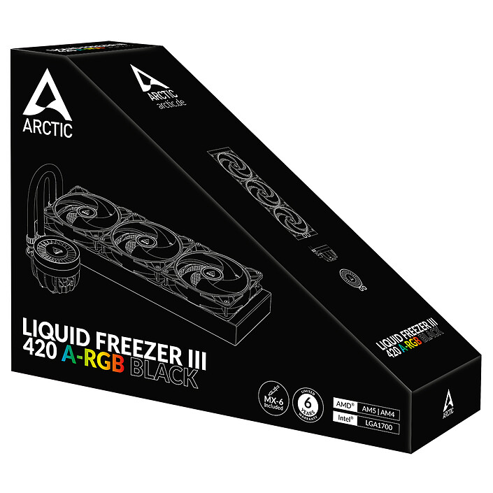 cheap Arctic Liquid Freezer III Pro 420 A-RGB (Black)