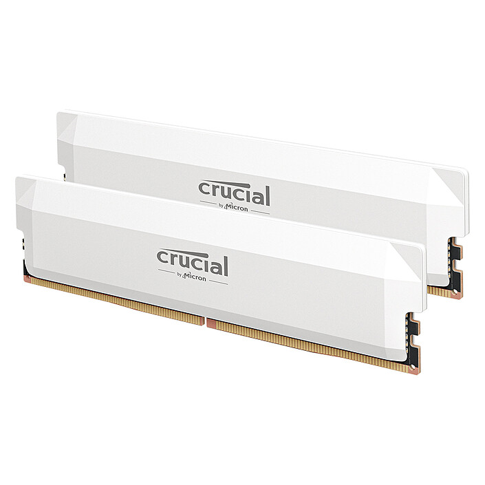 Crucial Pro DDR5 Overclocking 64 GB (2 x 32 GB) 6400 MHz CL40 White