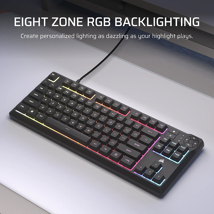Review Corsair Gaming K55 Core TKL RGB
