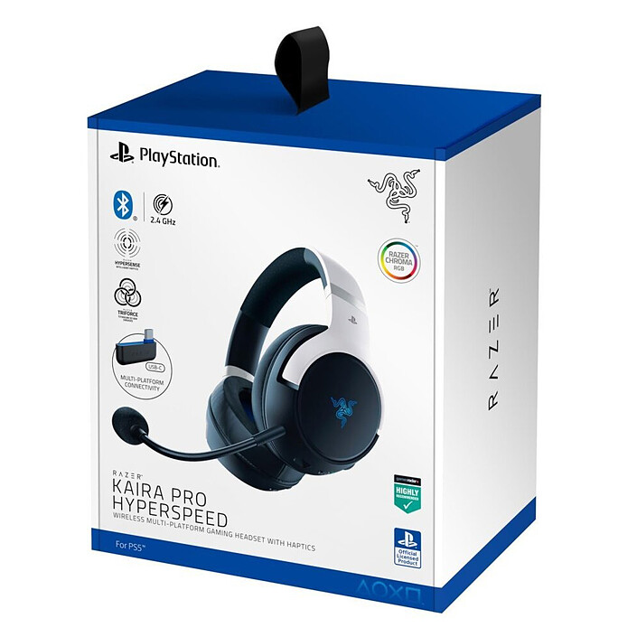 Razer Kaira Pro HyperSpeed for PlayStation (Blanc) pas cher