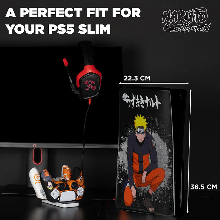 Avis Konix Façade en silicone pour PS5 Slim (Naruto)