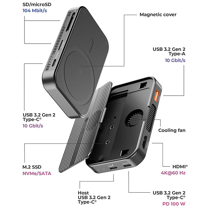 ICY BOX IB-DK4071M-CU31 pas cher