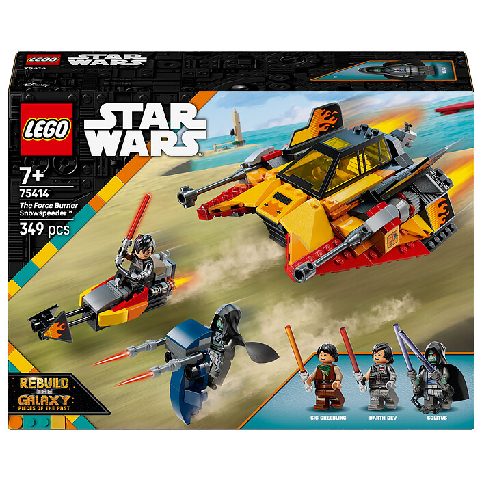 LEGO Star Wars 75414 Lo Snowspeeder in fiamme