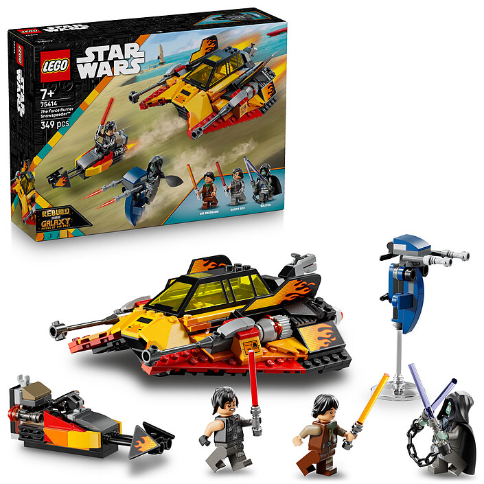 Nota LEGO Star Wars 75414 Lo Snowspeeder in fiamme