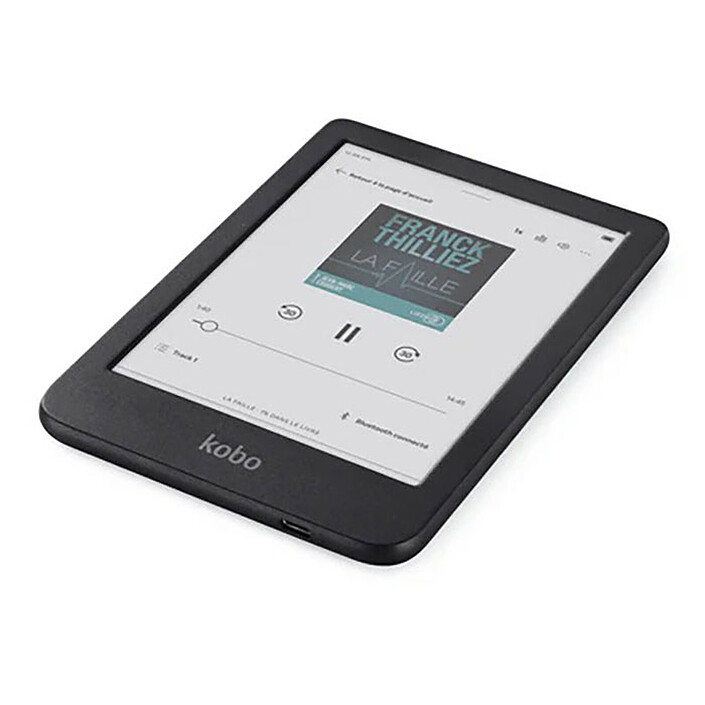 Nota Kobo Clara Colour Black + Basic SleepCover Blue