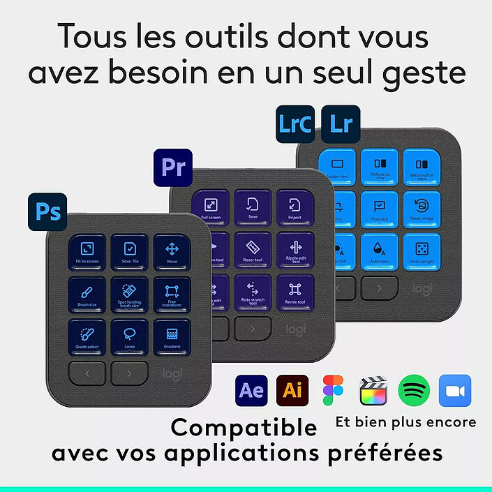 Acheter Logitech MX Creative Console (Graphite)