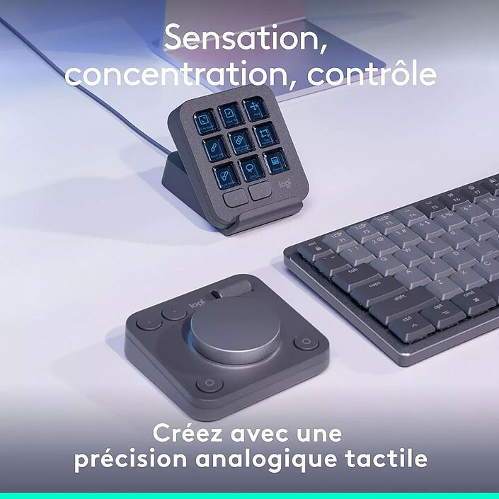 Logitech MX Creative Console (Graphite) pas cher
