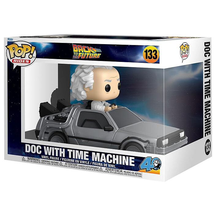 Figura de Acción Funko Pop! de Regreso al Futuro Doc Delorean