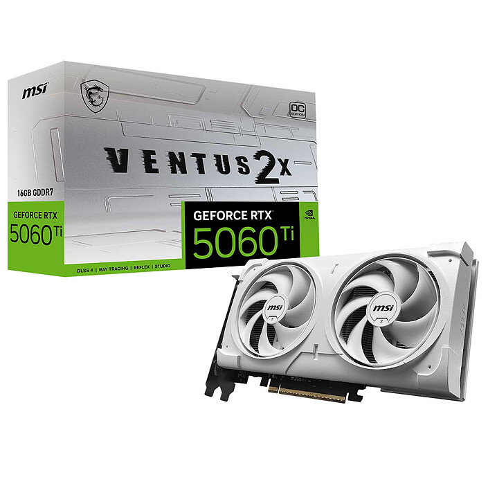 MSI GeForce 5060 Ti 16G VENTUS 2X OC WHITE