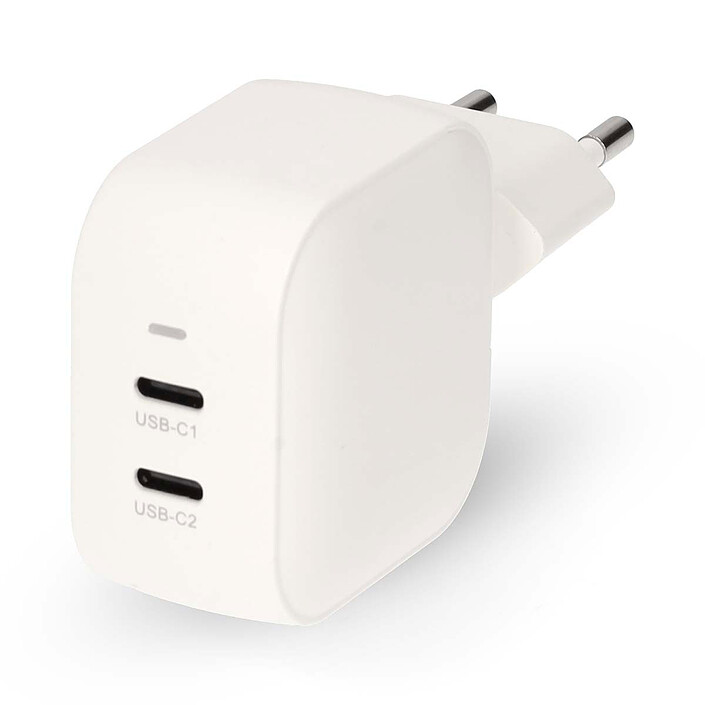 Nedis Chargeur mural 35W 2 ports USB-C GaN (Blanc)