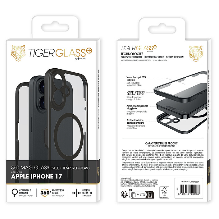 Avis Tiger Glass Plus 360 Mag Glass iPhone 17