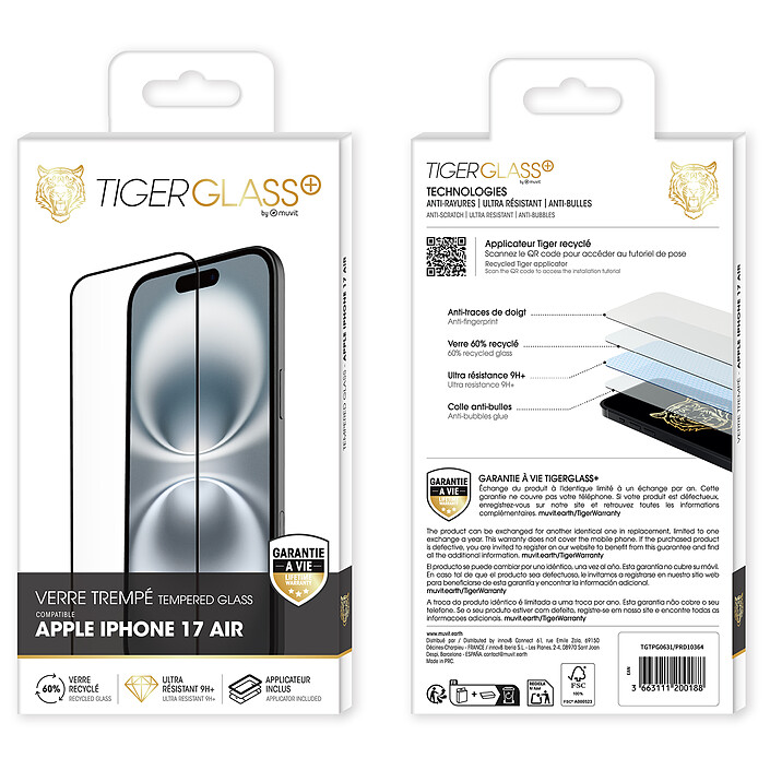 Cristal templado móvil