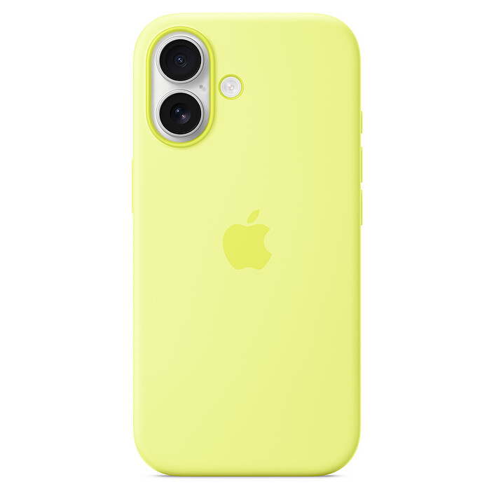 Apple Silicone Case with MagSafe Jaune Fluo Apple iPhone 17