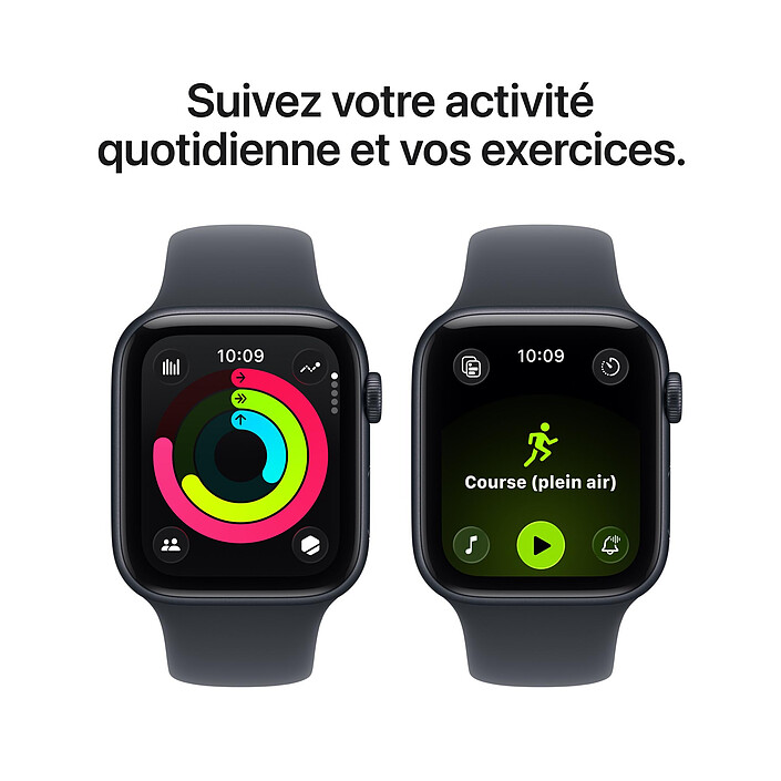 cheap Apple Watch SE 3 GPS + Cellular 44 mm Midnight Aluminium Midnight Sport Band M/L