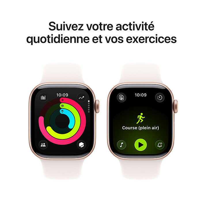 Avis Apple Watch Series 11 GPS 42 mm Aluminium Or rose Bracelet Sport Rose M/L
