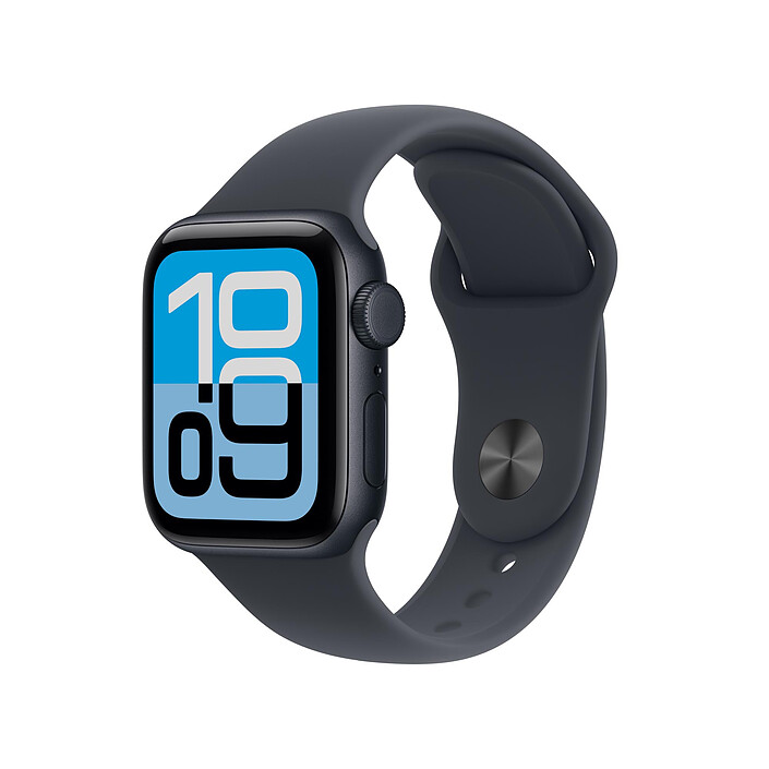 Apple Watch SE 3 GPS + Cellular 40 mm Aluminium Minuit Bracelet Sport Minuit M/L