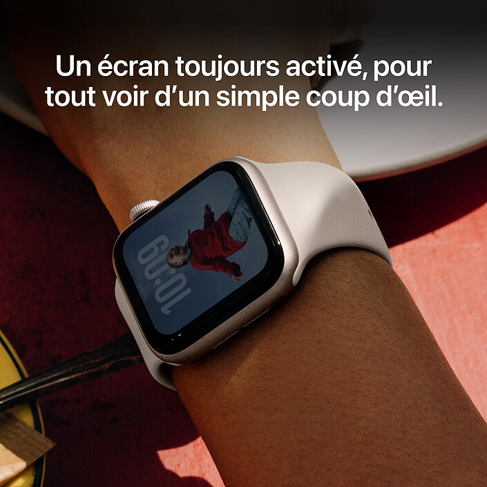 Acheter Apple Watch SE 3 GPS + Cellular 40 mm Aluminium Minuit Bracelet Sport Minuit M/L