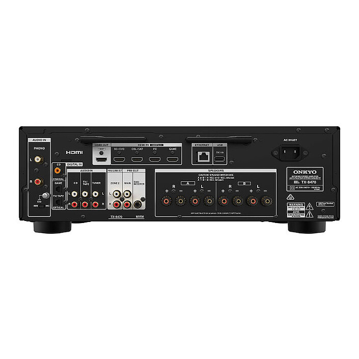 Avis Onkyo TX-8470 Noir + Klipsch R-60M Noir