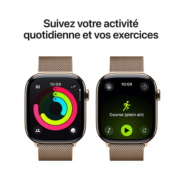Opiniones sobre Apple Watch Series 11 GPS + Cellular 46 mm Titanium Gold Milanese Band M/L