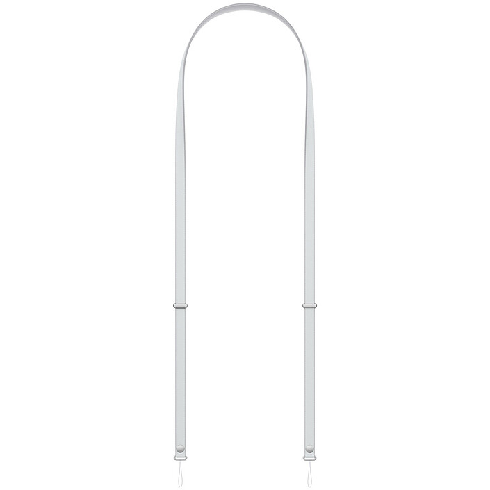 Apple Crossbody Strap Gris Clair