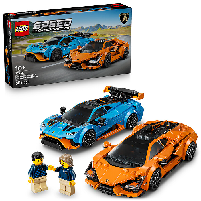 Nota LEGO Speed Champions 77238 Lamborghini Revuelto e Huracán STO