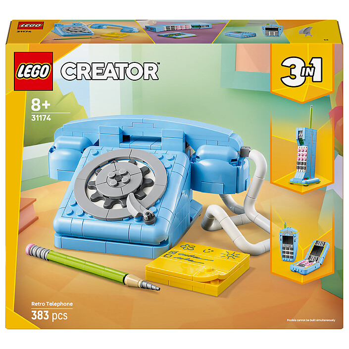 LEGO Creator 31174 Telefono retrò 3 in 1