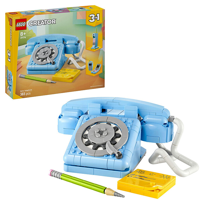 Nota LEGO Creator 31174 Telefono retrò 3 in 1