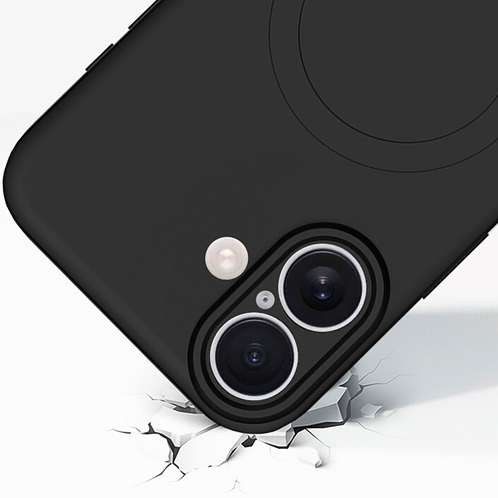 Acheter Akashi Coque Silicone MagSafe Noir iPhone 17