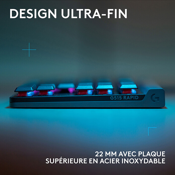 Avis Logitech G G515 RAPID TKL Noir
