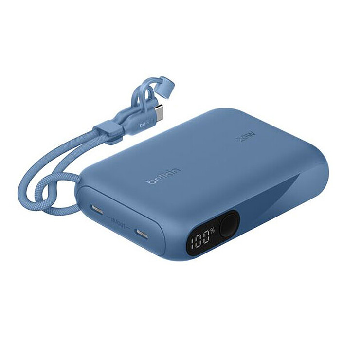 Belkin BoostCharge Powerbank 10K con Pantalla (Azul)