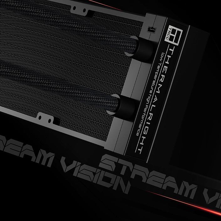 Thermalright Stream Vision 360 Black - Noir pas cher